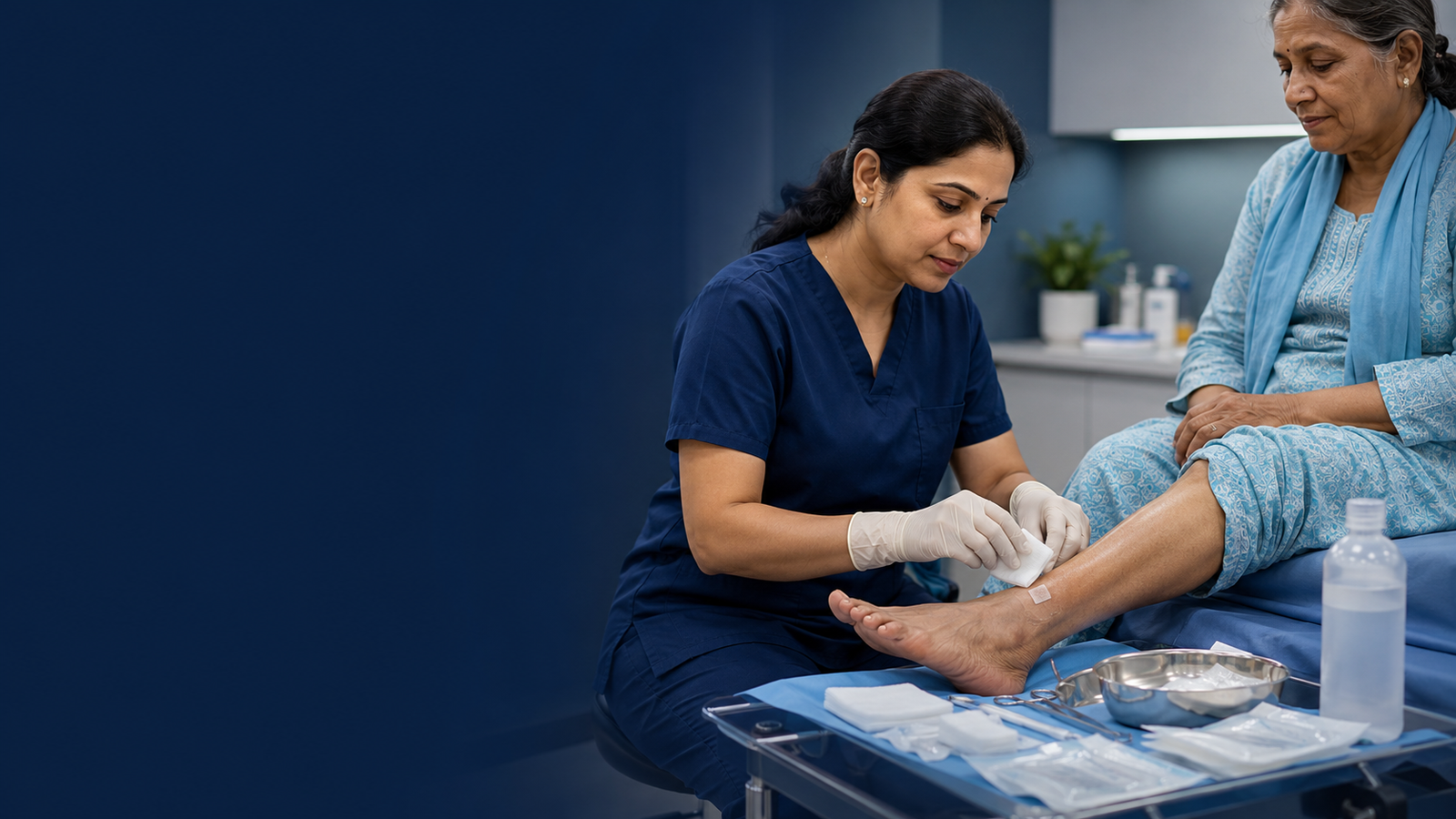 Condition-specific clinical assessment for Non-Healing Leg Ulcers