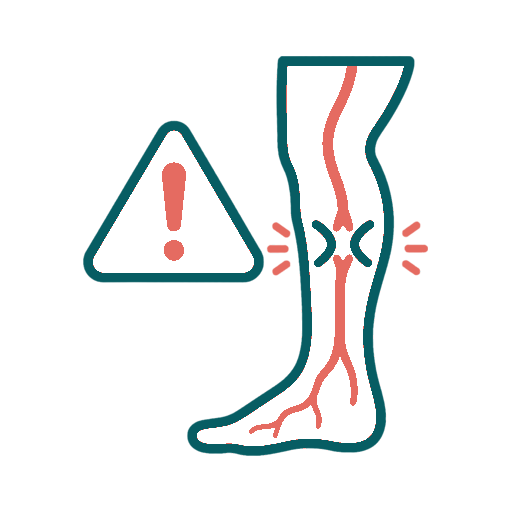 Emergency vascular guidance icon